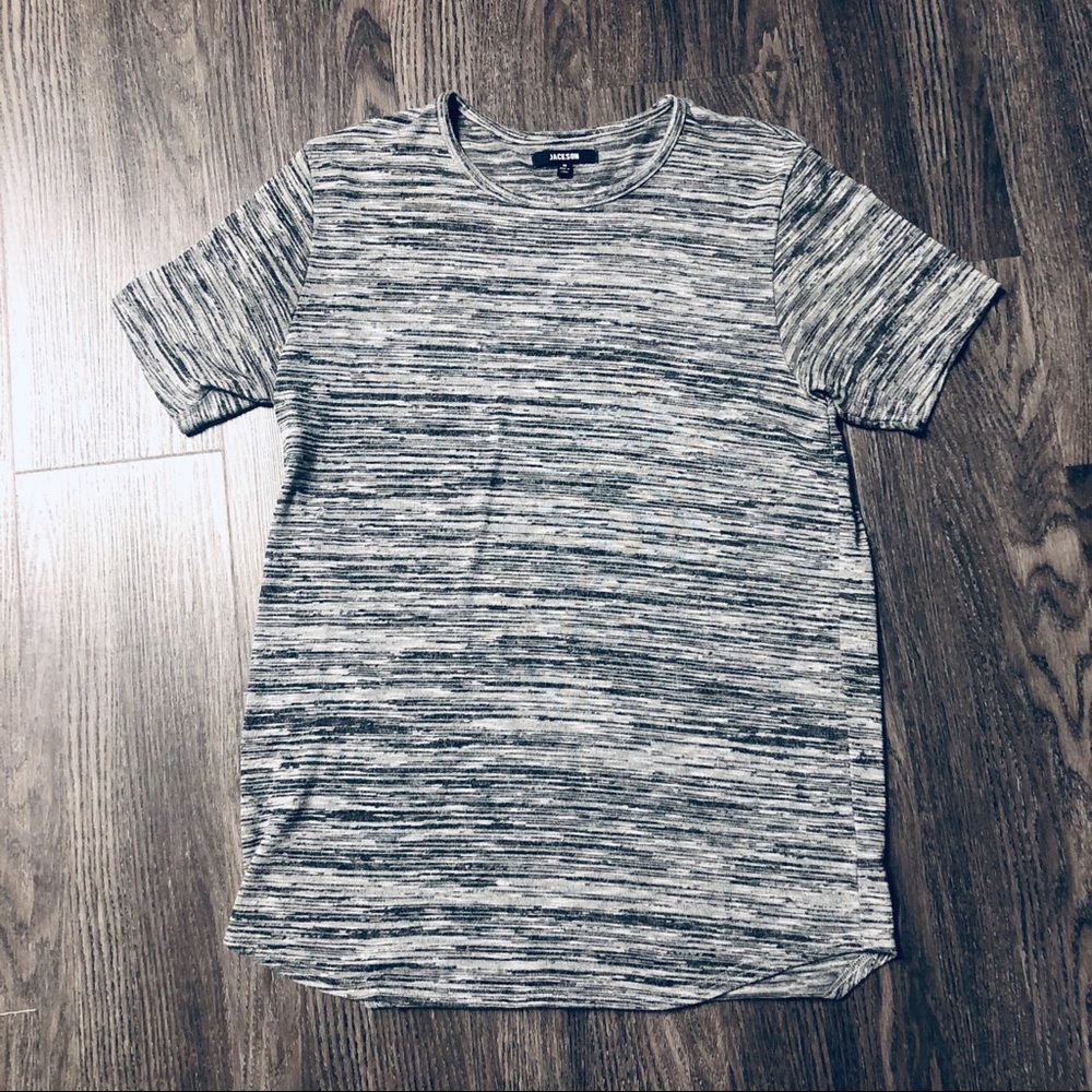 Grey Extra Long Fashion Tee (Jackson)